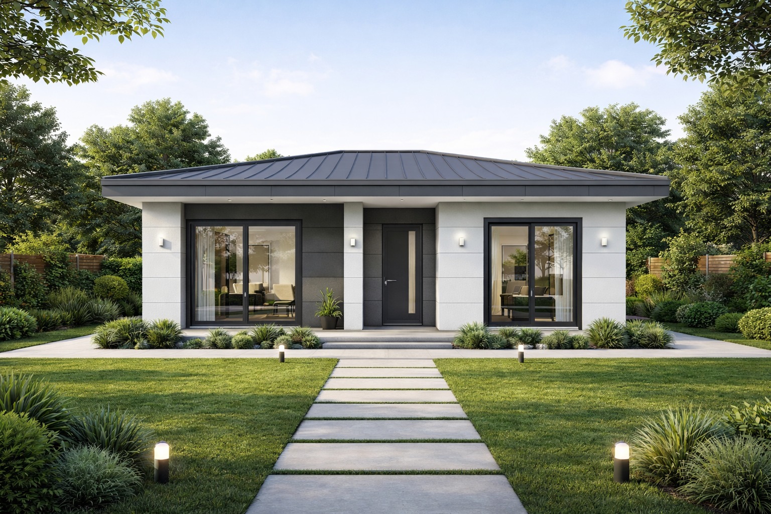 Homay Betonarme Ev - Bahçe